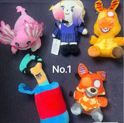 5PSC of Brand New Mystery Plush Toy
