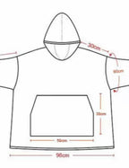 Llama Oversized Blanket Hoodie