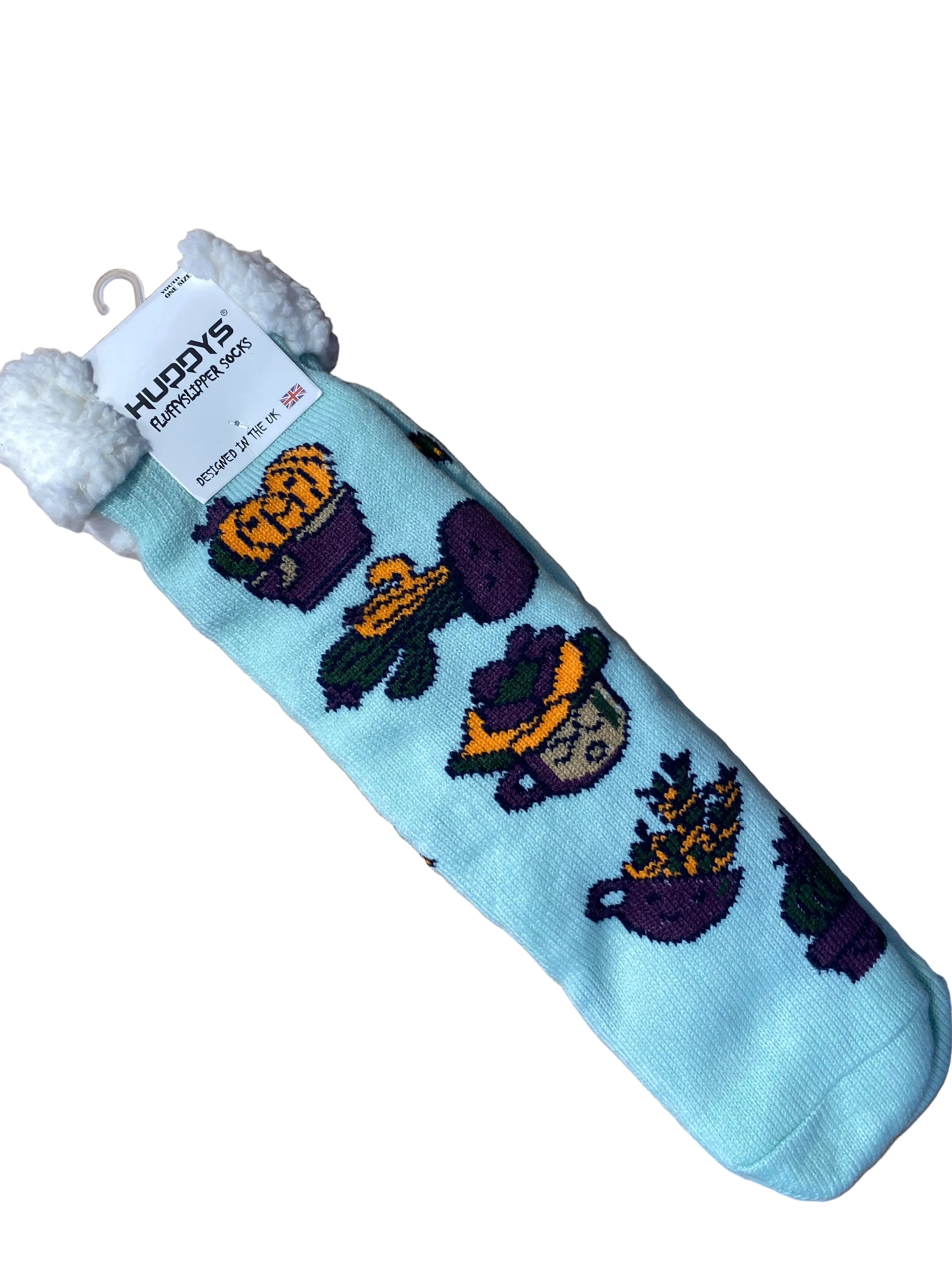 Cactus Plant Oversized Blanket Hoodie & Slipper Socks