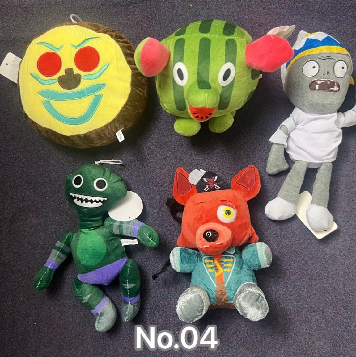 5PSC of Brand New Mystery Plush Toy