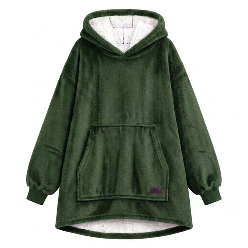 Army Green Kids’ Blanket Hoodie