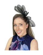 medium elegant ribbon fascinator