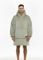 Khaki Oversized Blanket Hoodie
