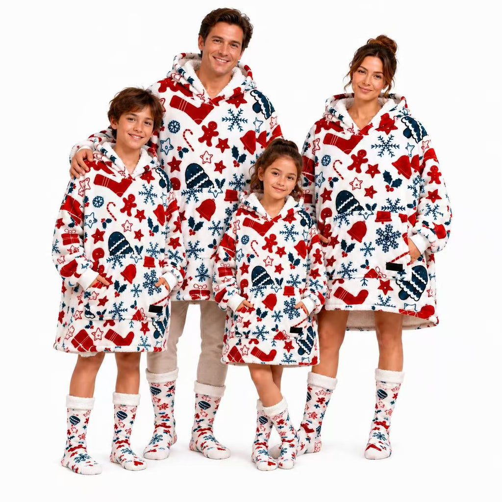 Christmas Kids’ Blanket Hoodie