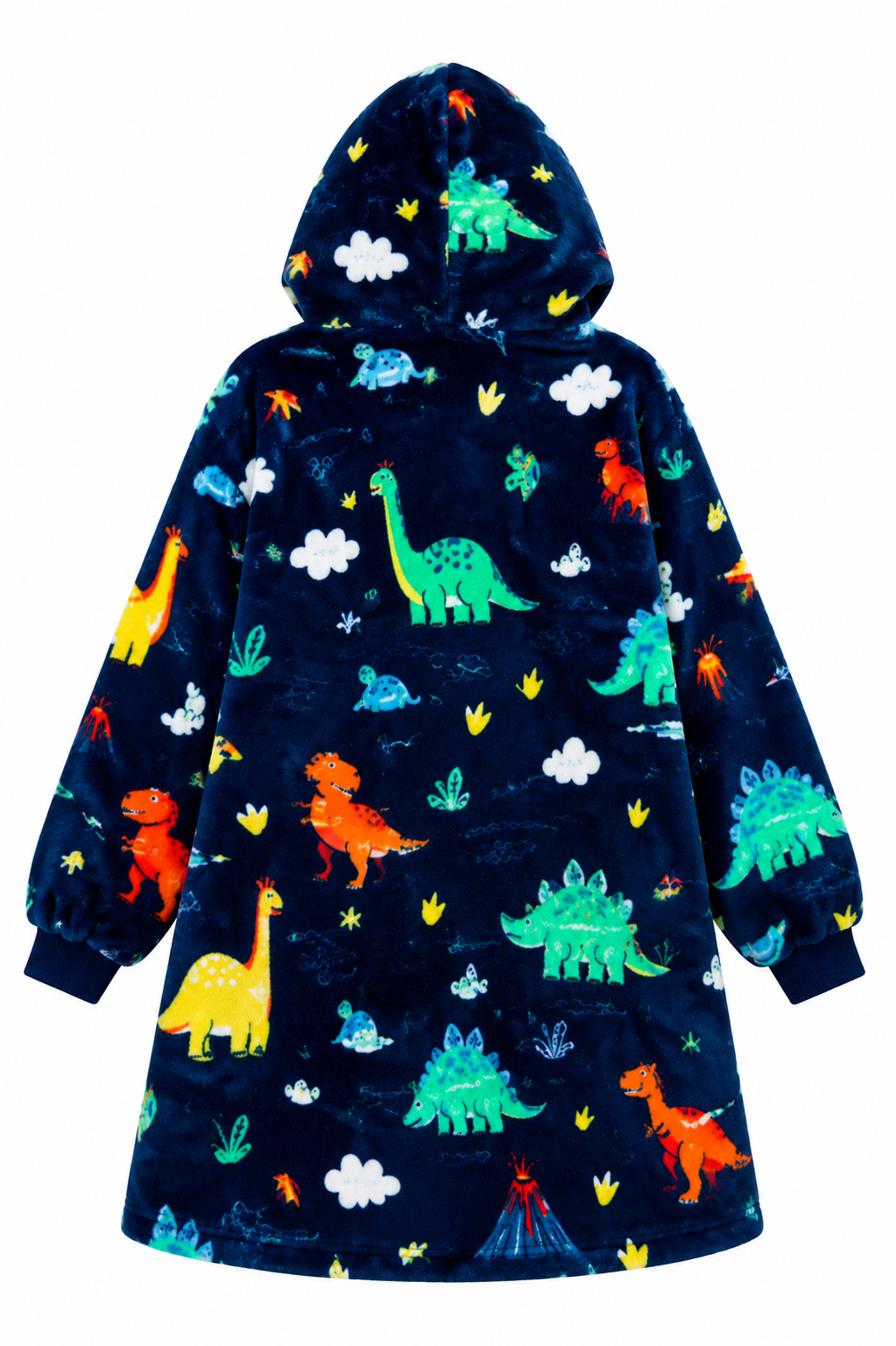 Colour Dinosaur Kids’ Blanket Hoodie