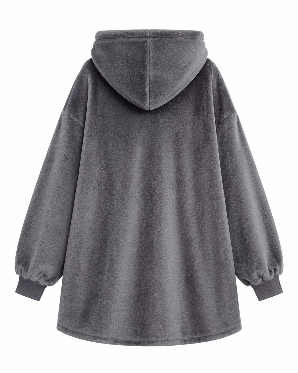 Dark Gray Adult Oversized Blanket Hoodie