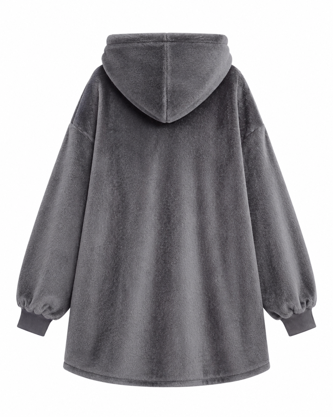Dark Gray Adult Oversized Blanket Hoodie