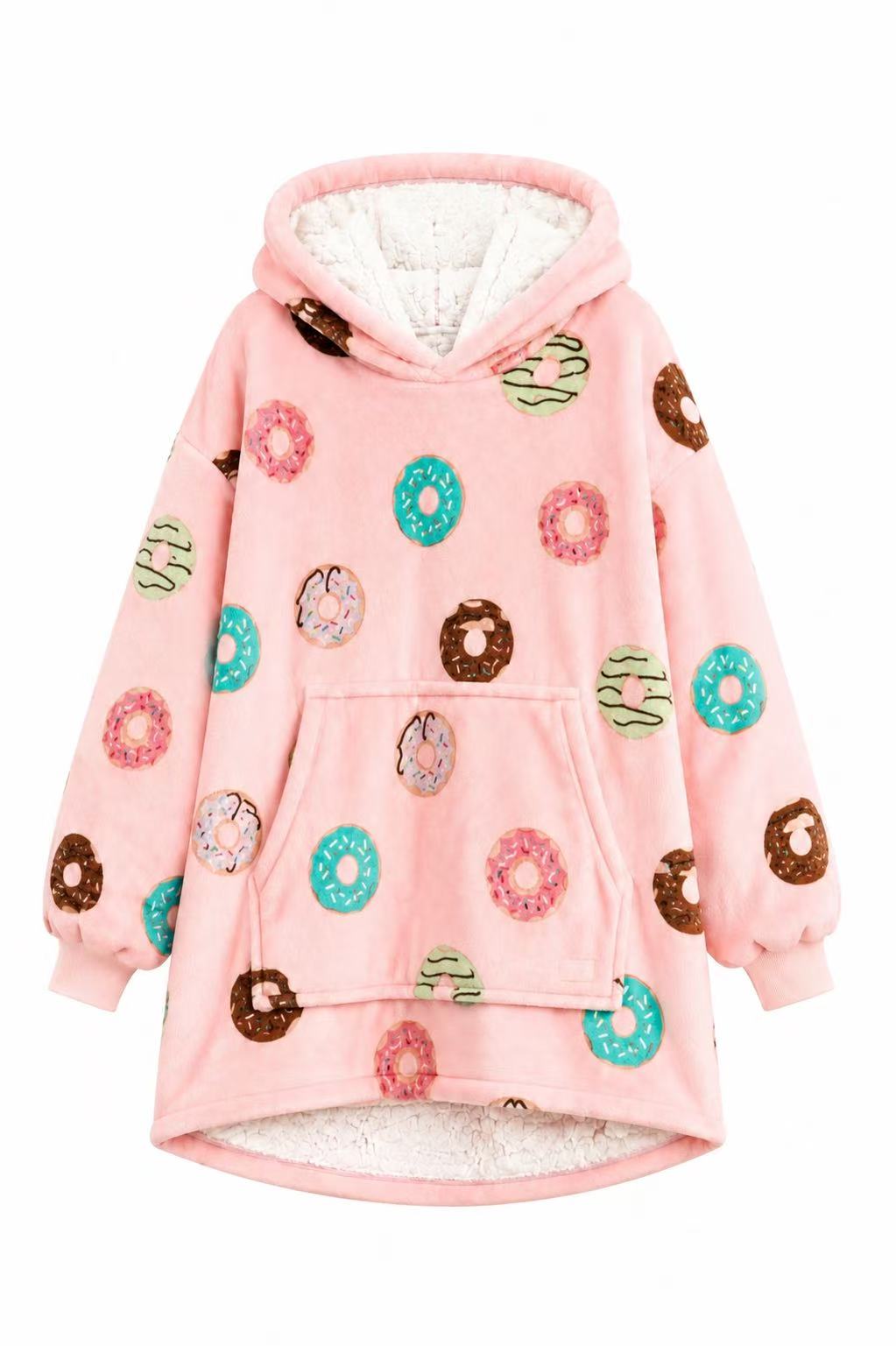 Doughnut Kids’ Blanket Hoodie