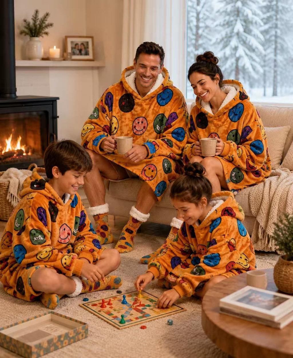 Emoji Adult Oversized Blanket Hoodie