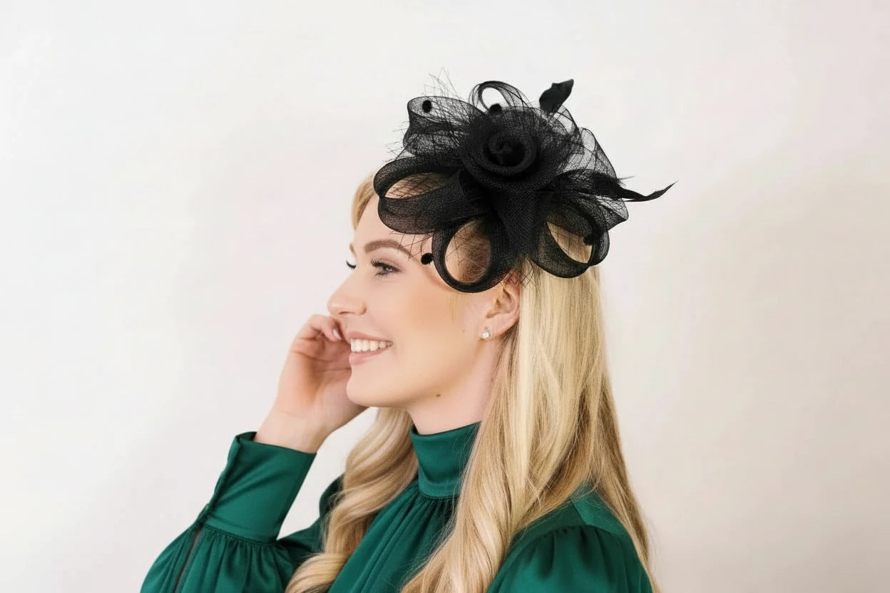 Large Flower Fascinator