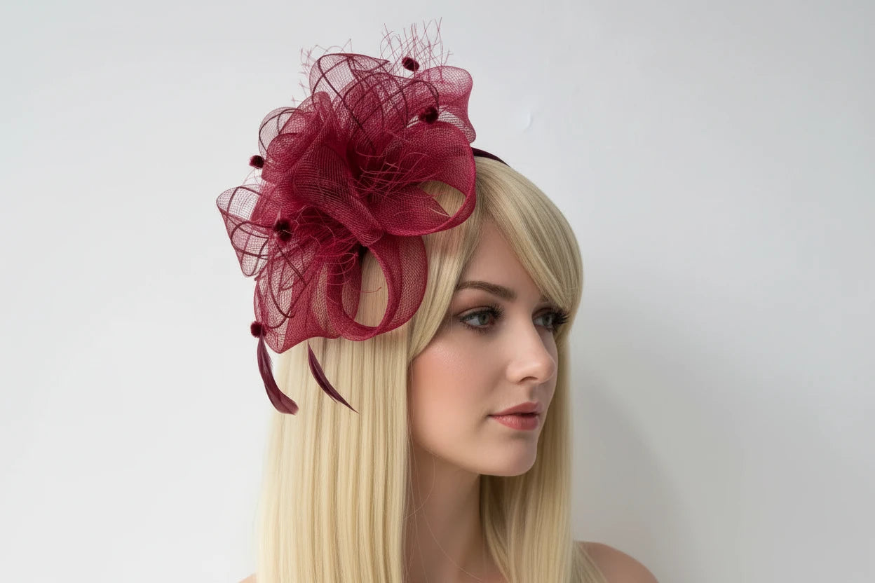 Large Flower Fascinator