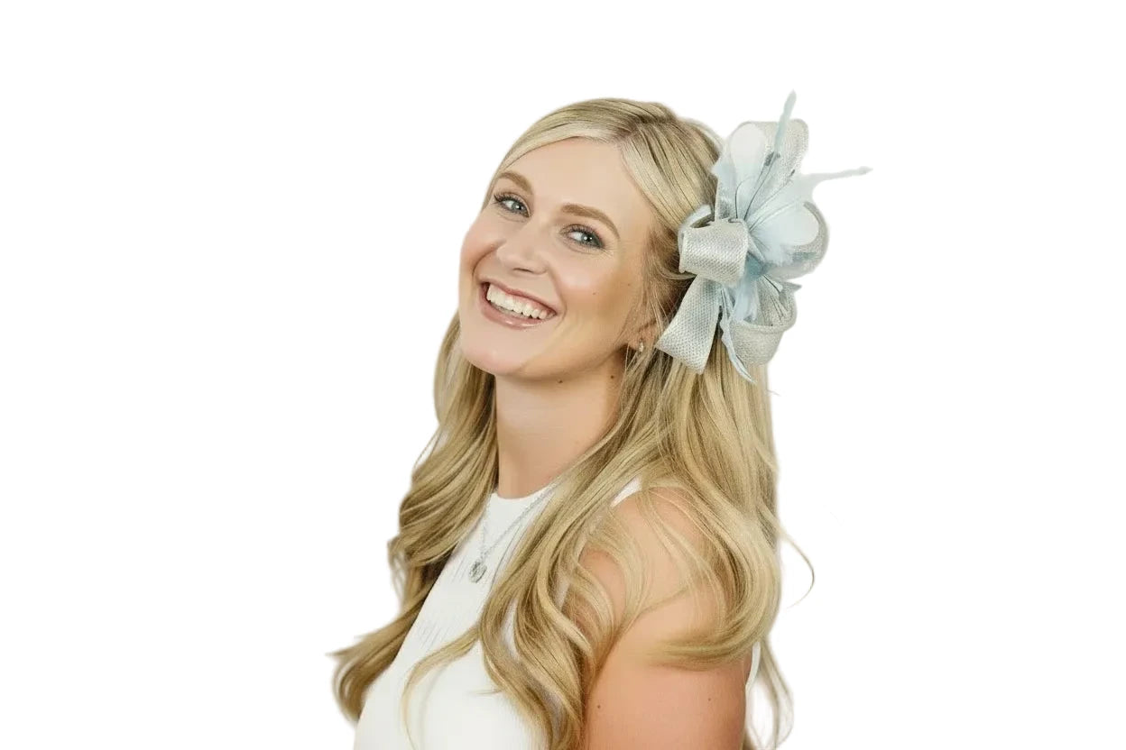 Sparkling Floral Mesh Fascinator
