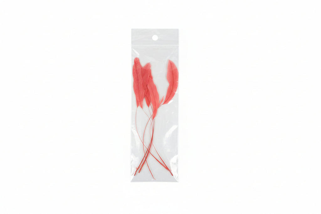 Thin Craft Feathers for Fascinator Making – Millinery Decoration (6 Pack)