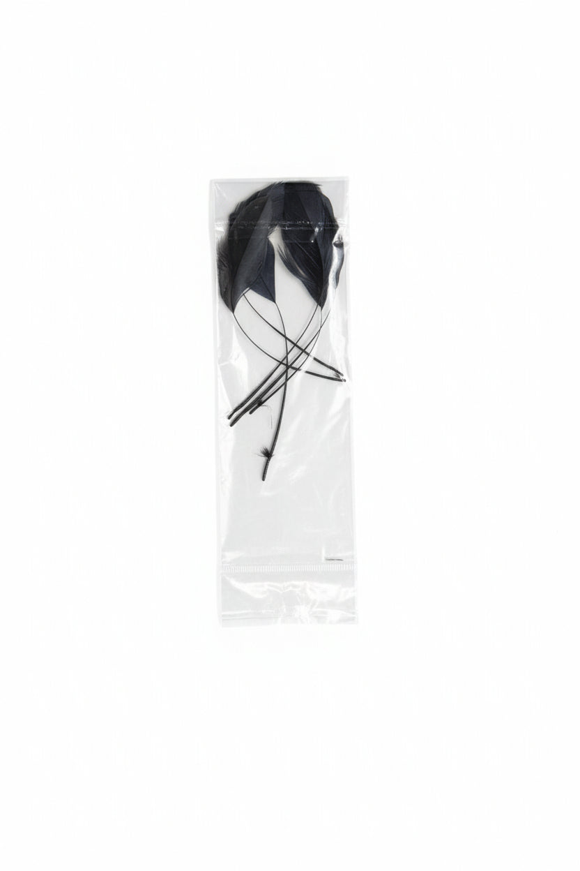 Thin Craft Feathers for Fascinator Making – Millinery Decoration (6 Pack)