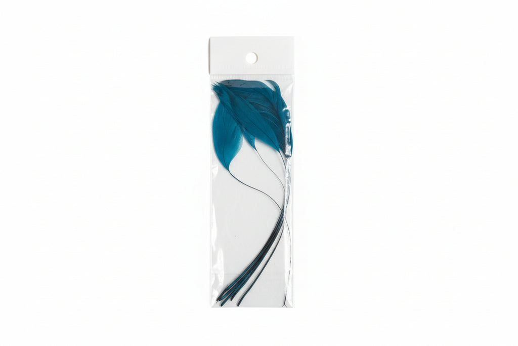 Thin Craft Feathers for Fascinator Making – Millinery Decoration (6 Pack)