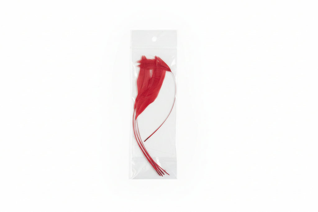 Thin Craft Feathers for Fascinator Making – Millinery Decoration (6 Pack)