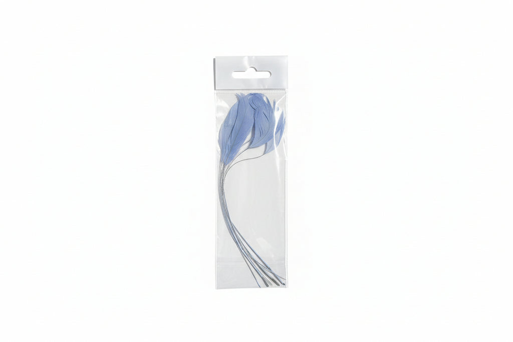 Thin Craft Feathers for Fascinator Making – Millinery Decoration (6 Pack)