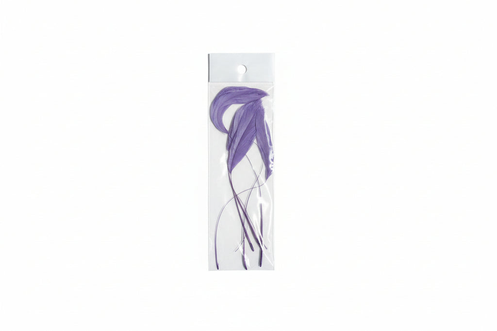 Thin Craft Feathers for Fascinator Making – Millinery Decoration (6 Pack)