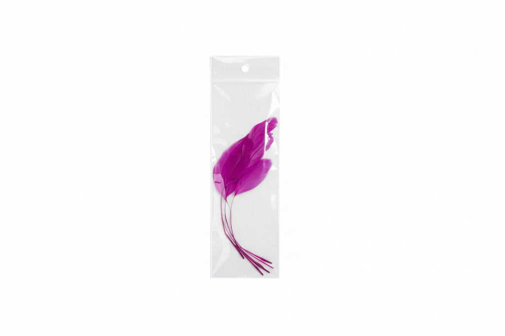 Thin Craft Feathers for Fascinator Making – Millinery Decoration (6 Pack)