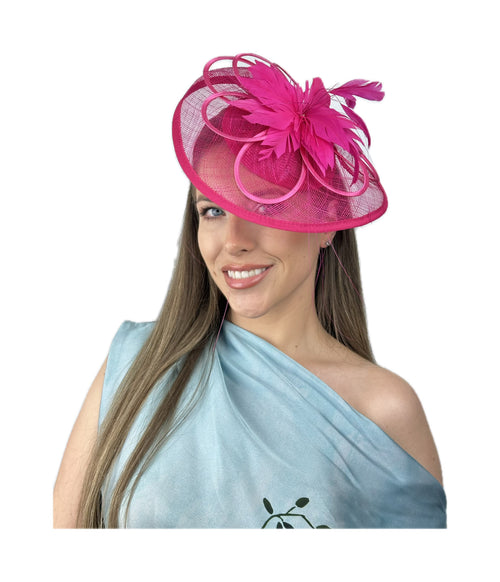 detailed flower fascinator