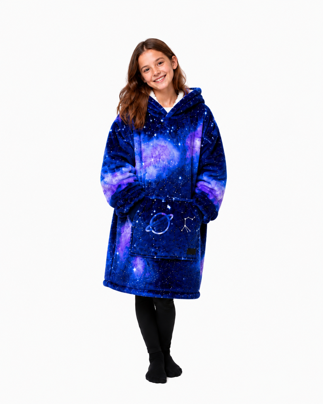Galaxy Adult Oversized Blanket Hoodie