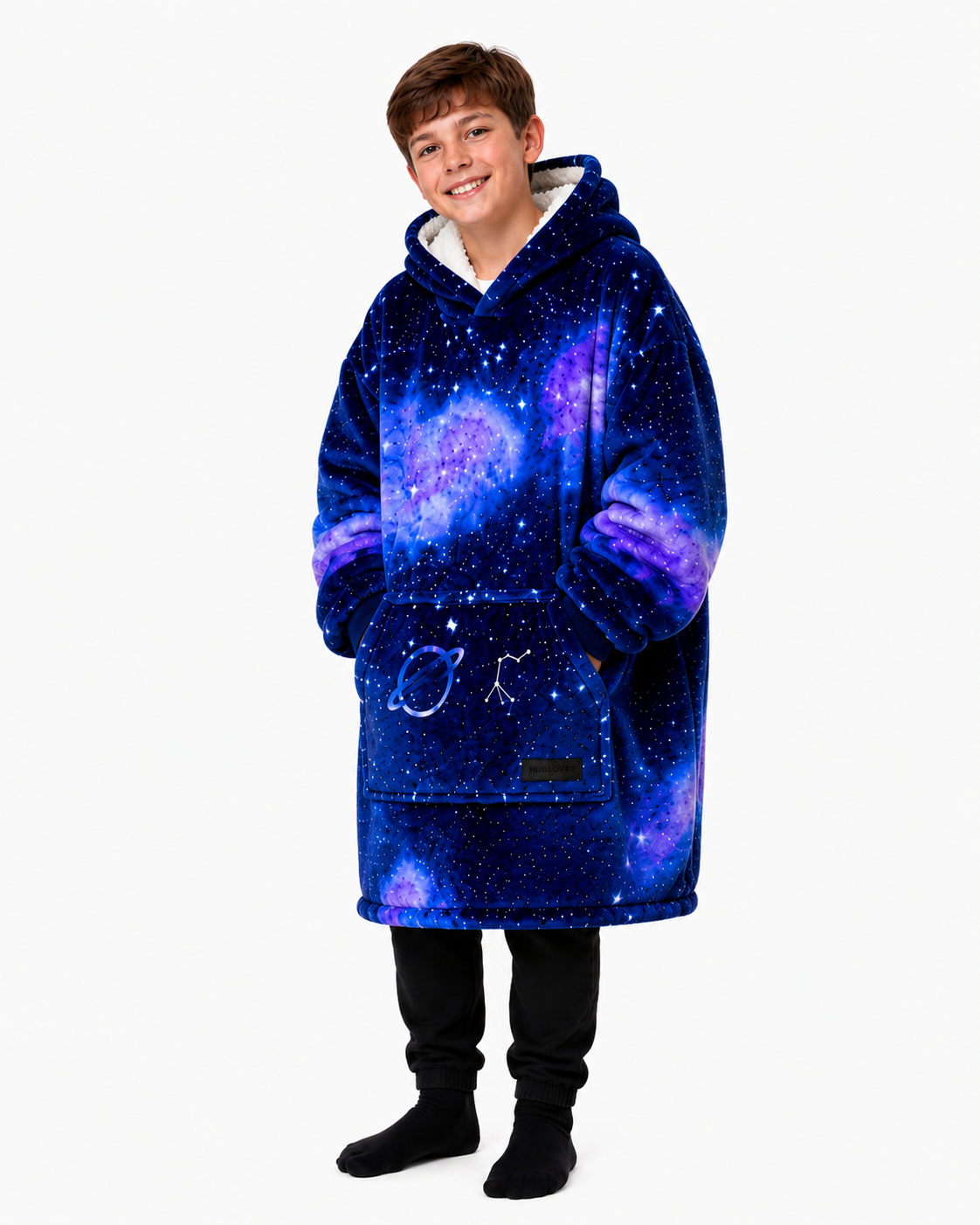 Galaxy Kids’ Blanket Hoodie