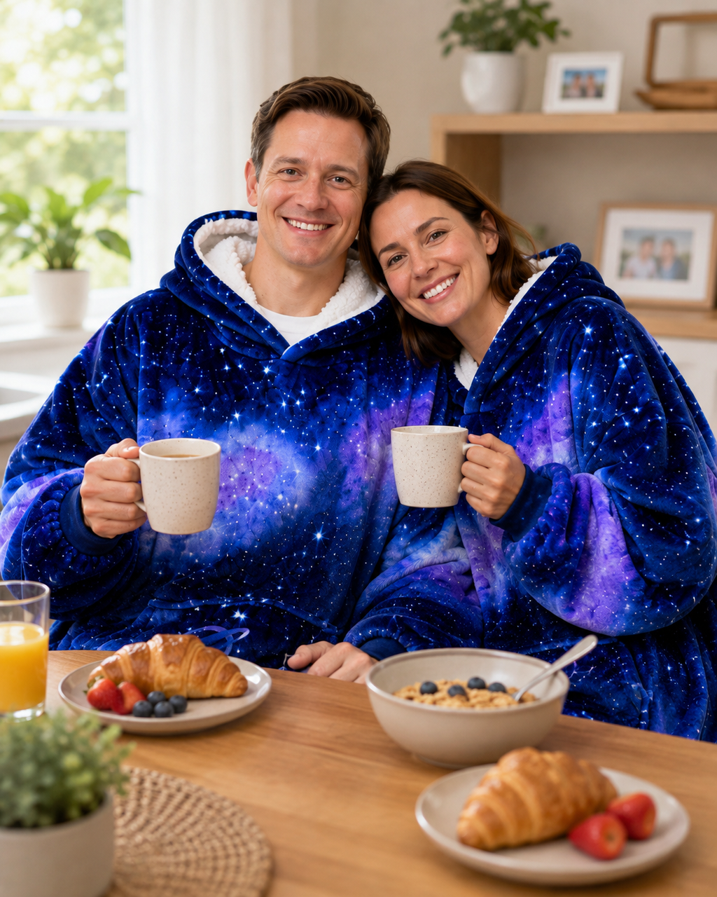 Galaxy Adult Oversized Blanket Hoodie