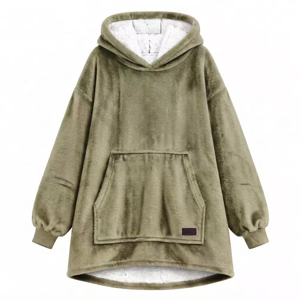 Khaki Kids’ Blanket Hoodie
