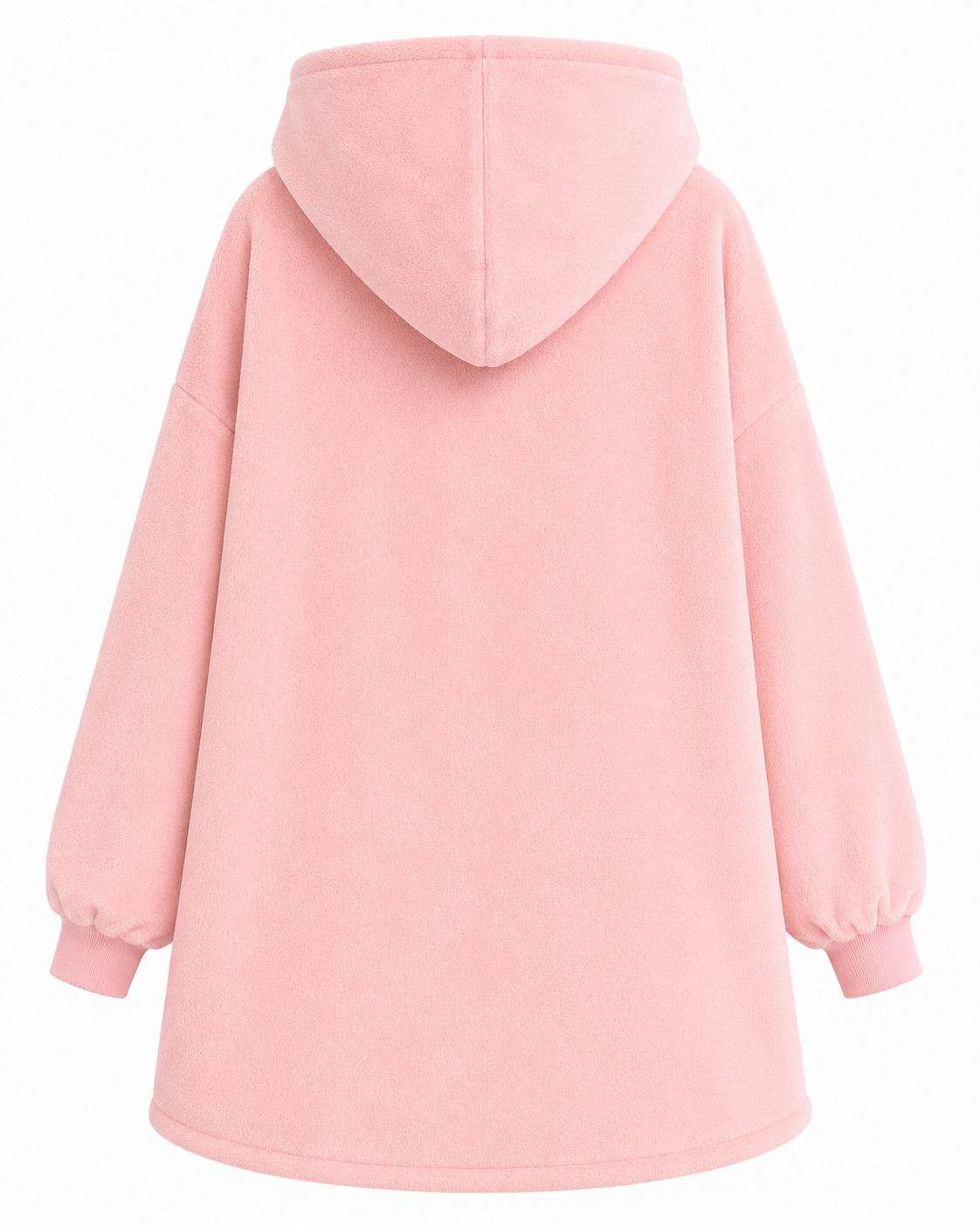 Light Pink Adult Oversized Blanket Hoodie