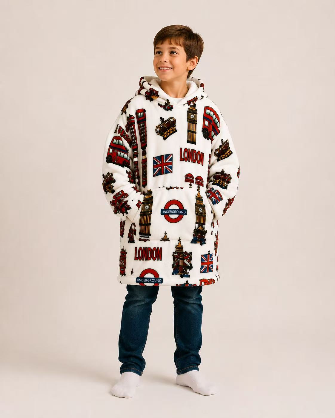 London Kids’ Blanket Hoodie