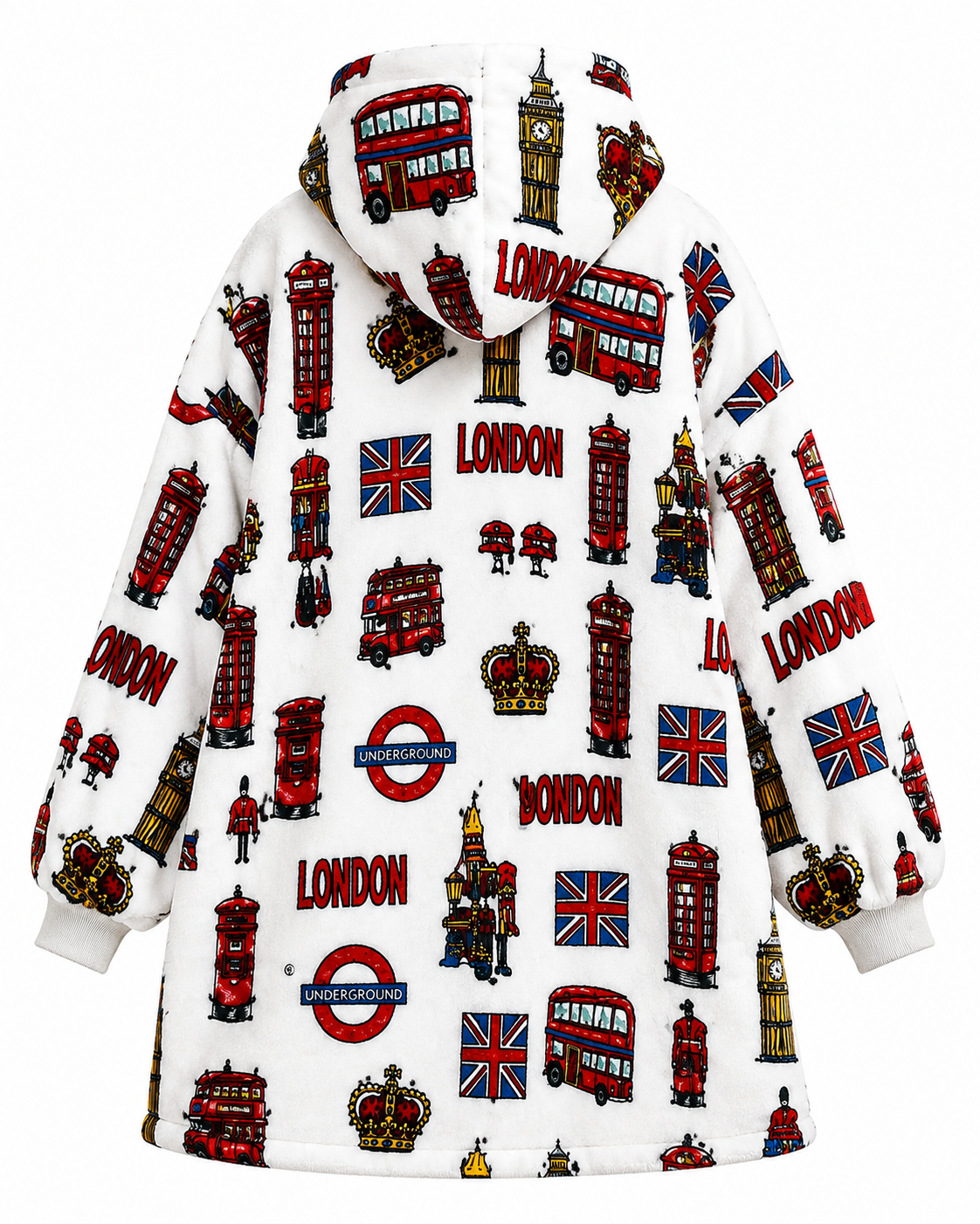 London Adult Oversized Blanket Hoodie