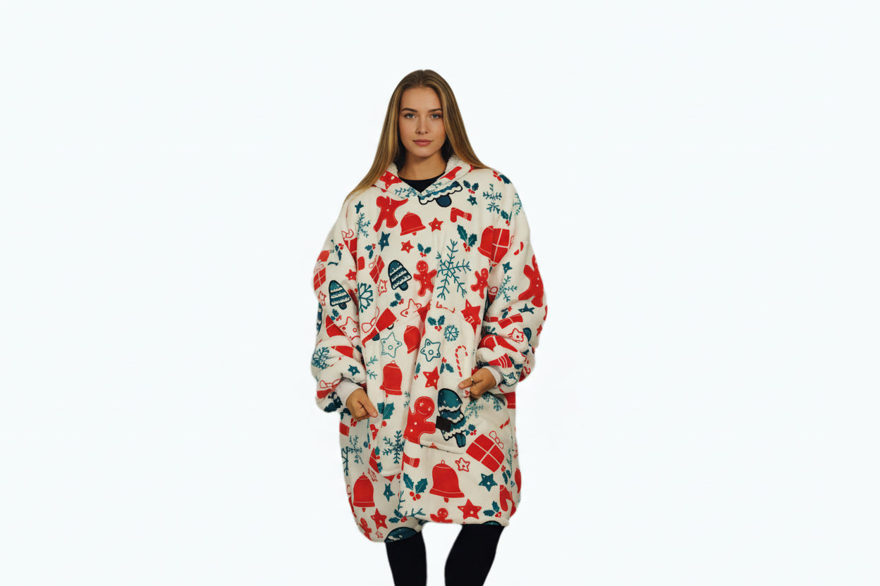 Christmas Oversized Blanket Hoodie