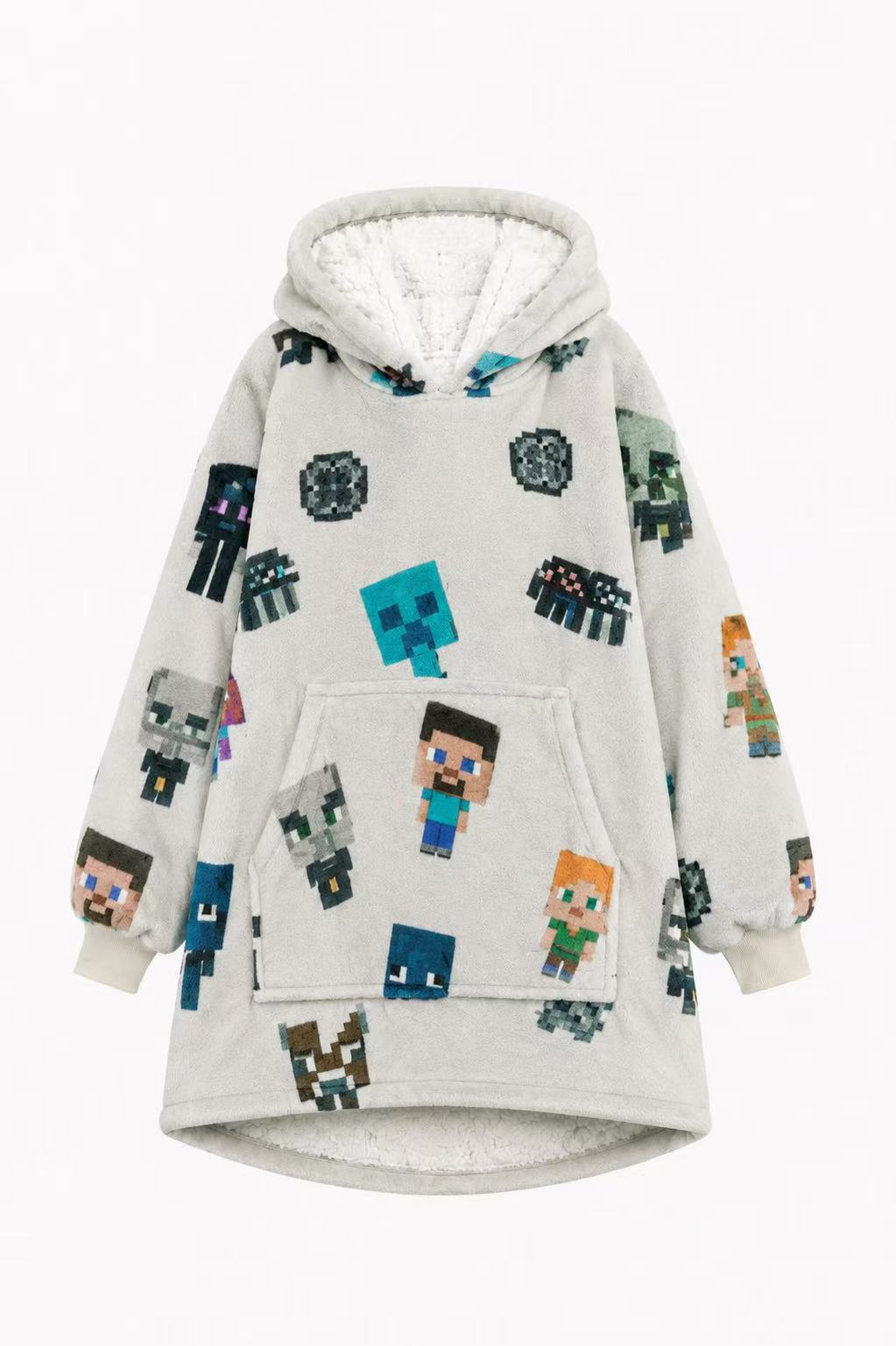 Minecraft Adult Oversized Blanket Hoodie