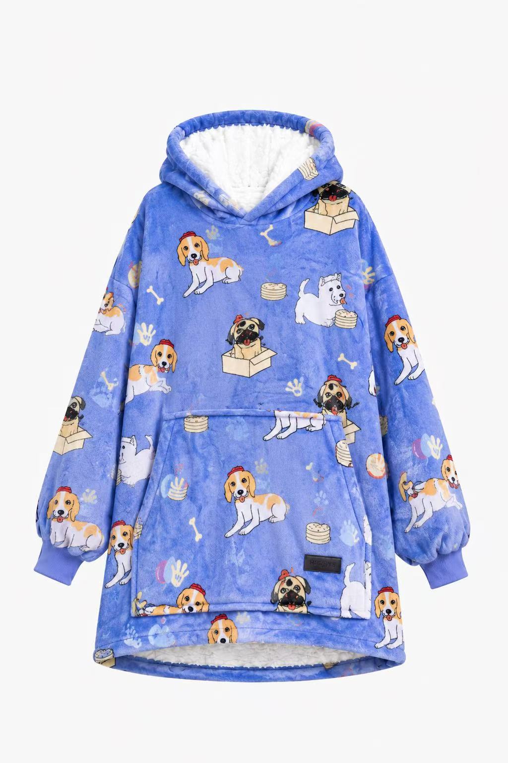 Mixed Dog Kids’ Blanket Hoodie