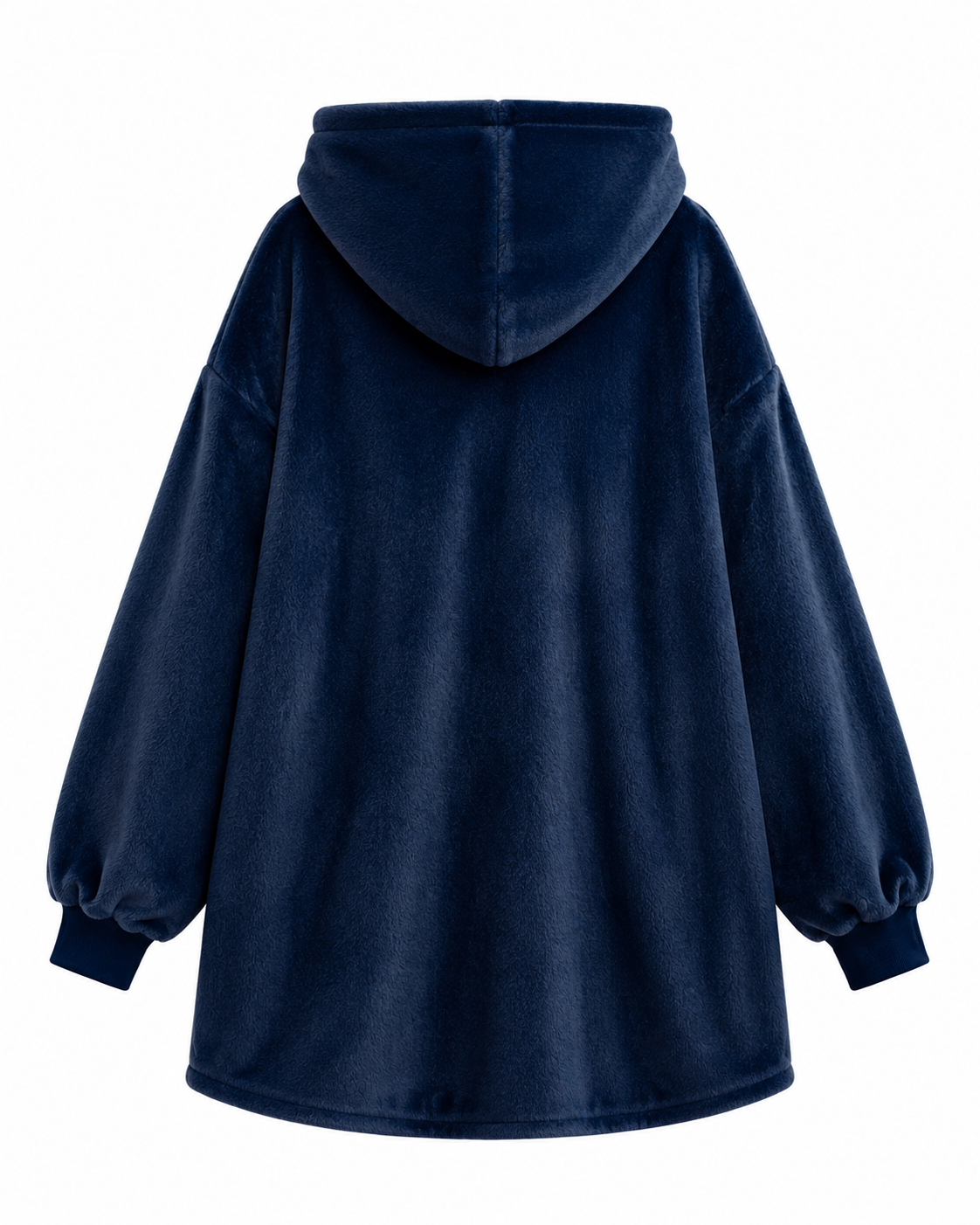Navy Adult Oversized Blanket Hoodie