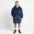Navy Adult Oversized Blanket Hoodie