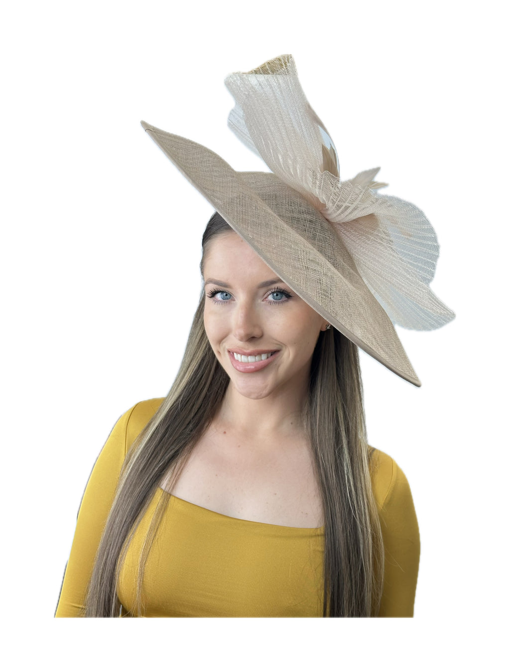 large elegant fascinator