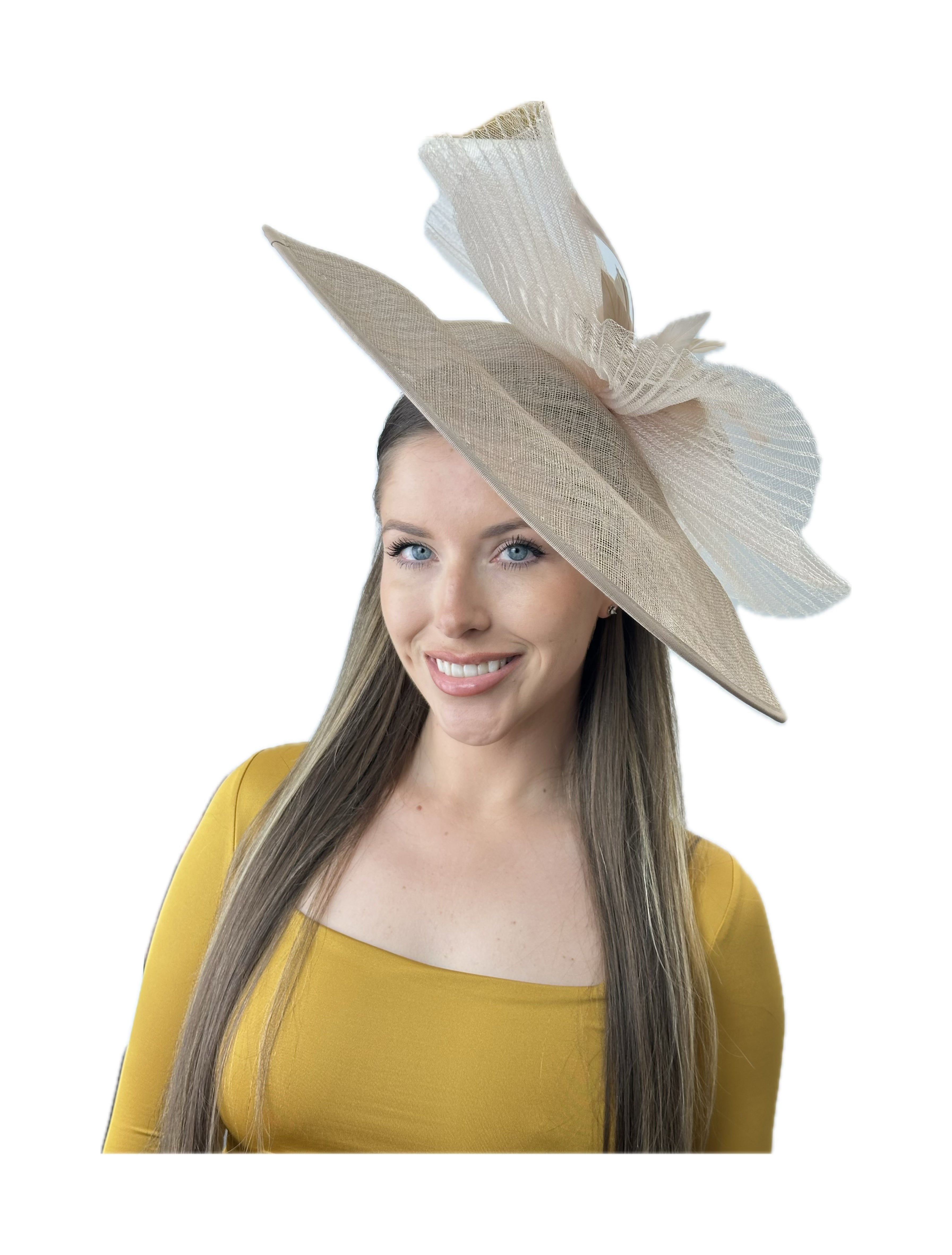 large elegant fascinator