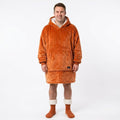 Orange Adult Oversized Blanket Hoodie