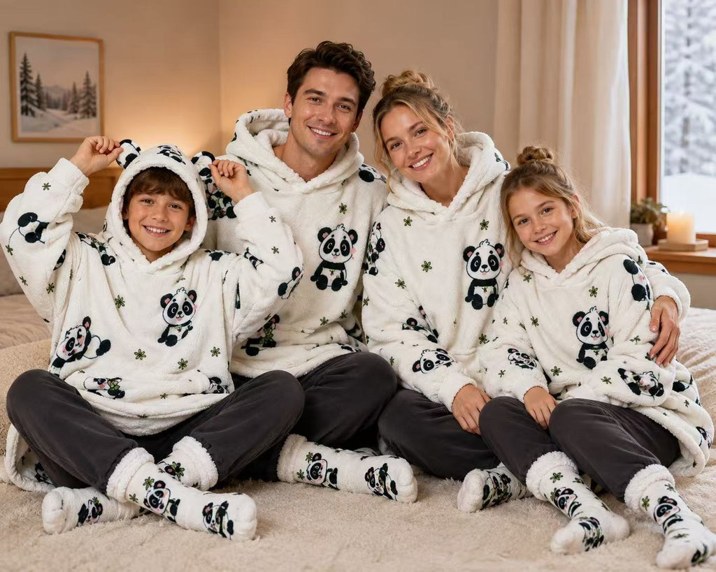 Panda Adult Oversized Blanket Hoodie