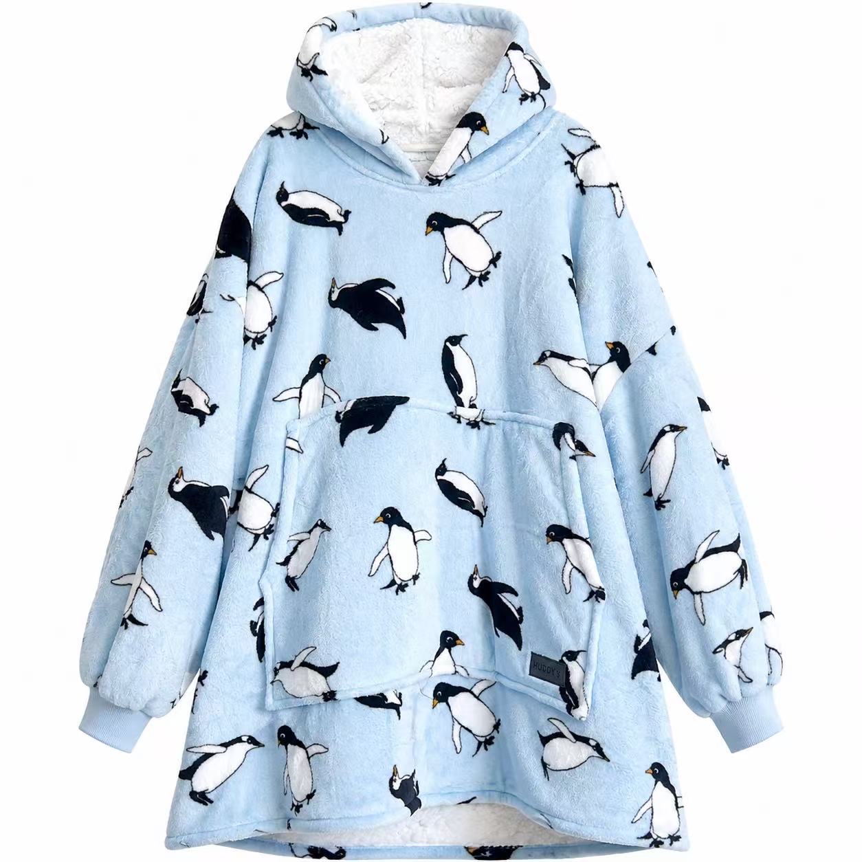 Penguin Kids’ Blanket Hoodie