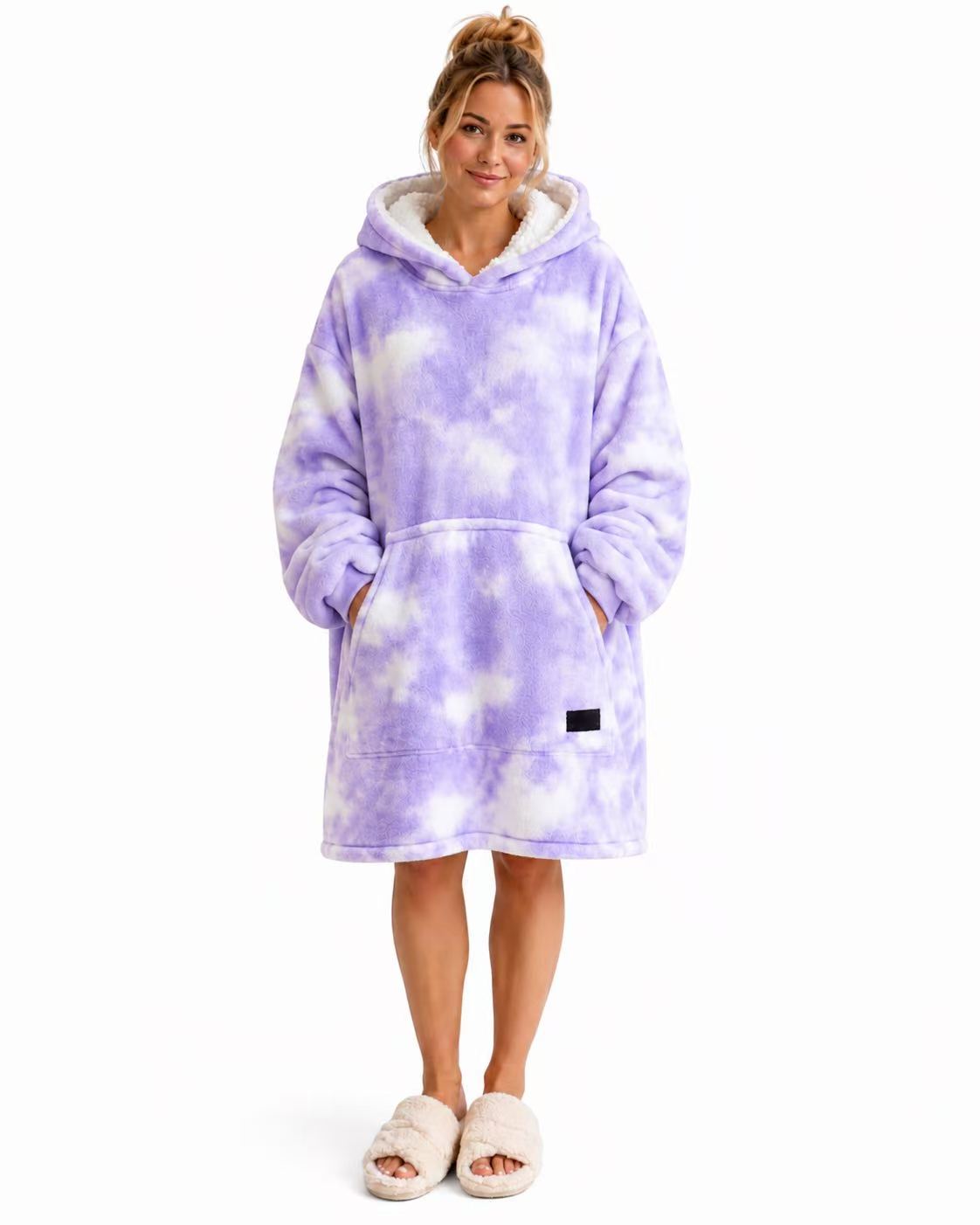 Purple Cloud Adult Oversized Blanket Hoodie