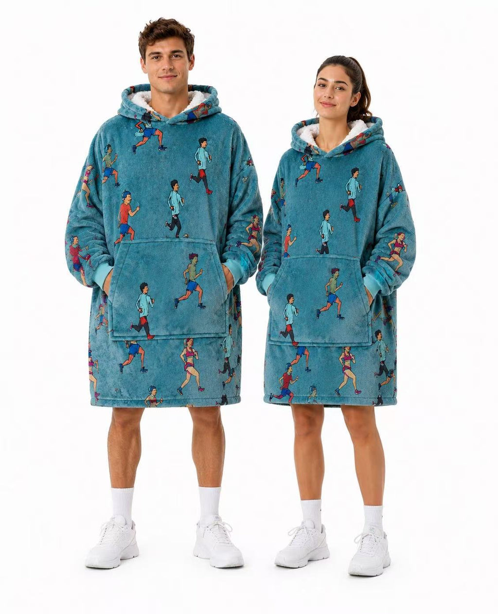 Runner Adult Oversized Blanket Hoodie