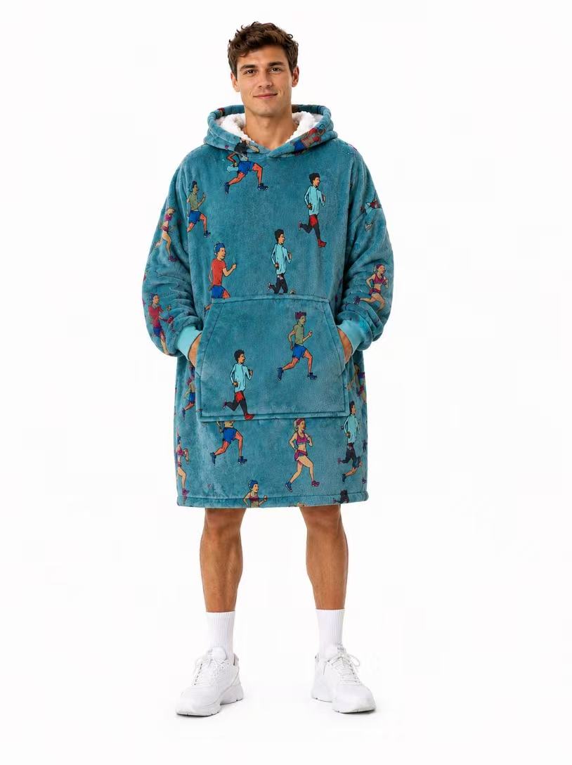 Runner Adult Oversized Blanket Hoodie