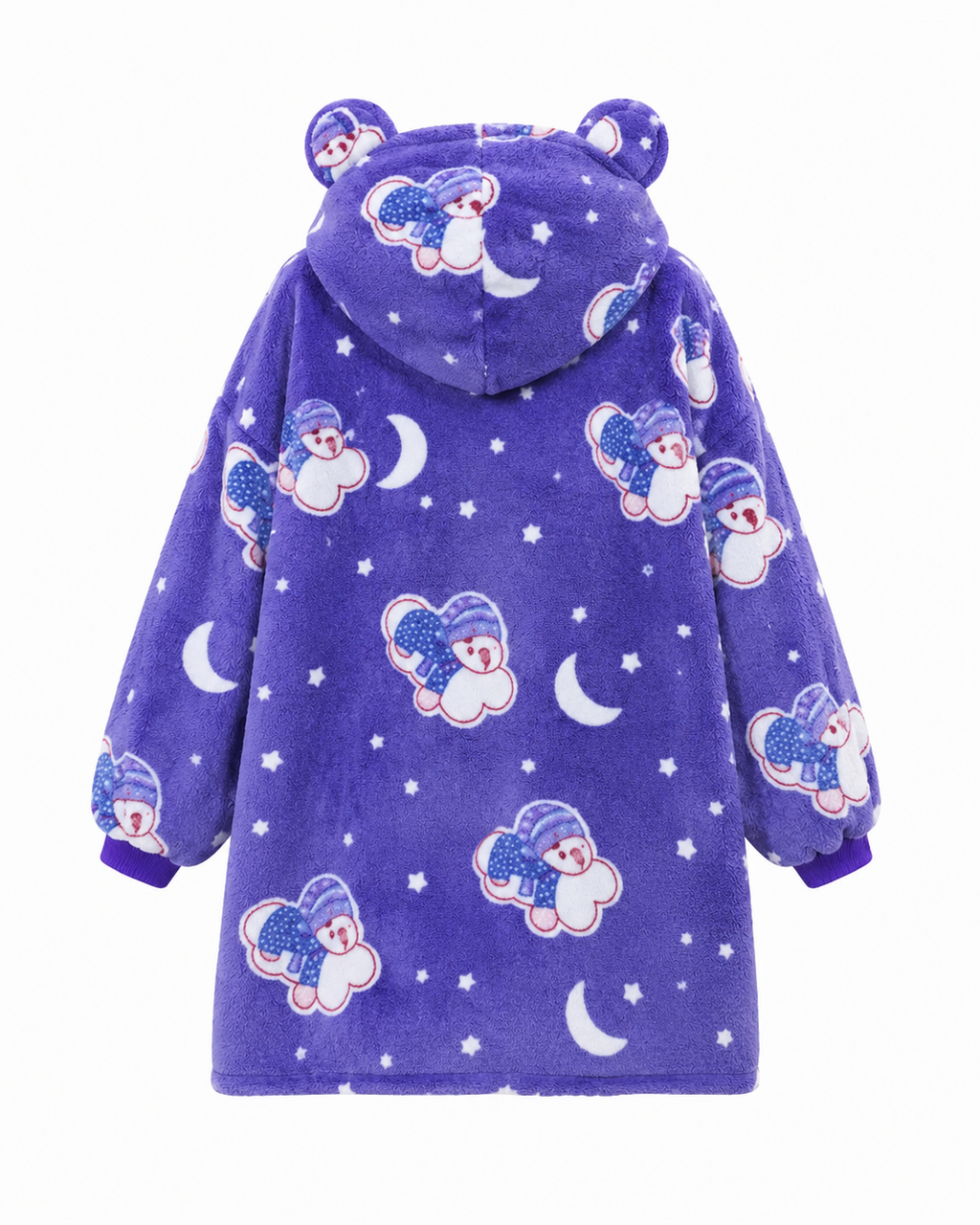 Glow in Dark Sloth Kids’ Blanket Hoodie