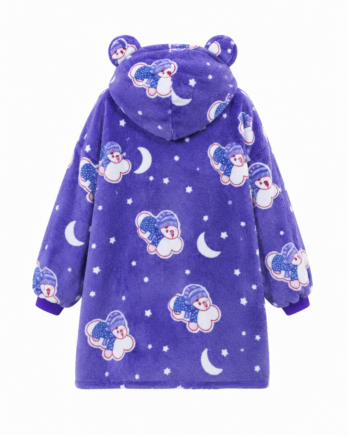 Glow in Dark Sloth Kids’ Blanket Hoodie