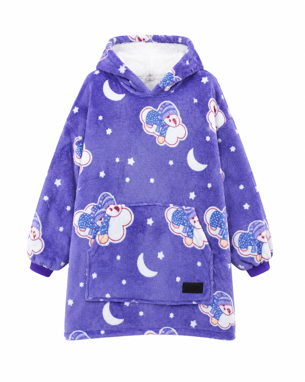 Glow in Dark Sloth Kids’ Blanket Hoodie