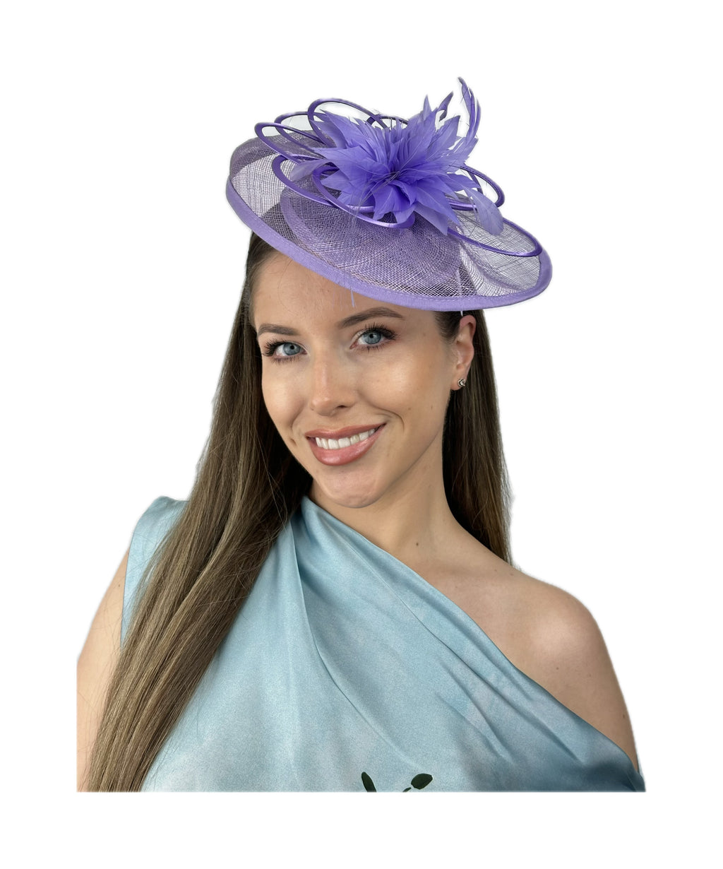 Fascinator Hat for Weddings Races Elegant Occasion Headpiece