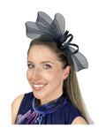 medium elegant ribbon fascinator