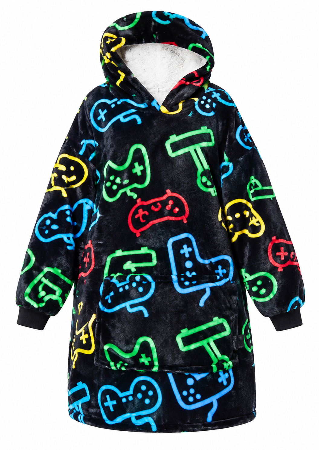 Colour Game Kids’ Blanket Hoodie